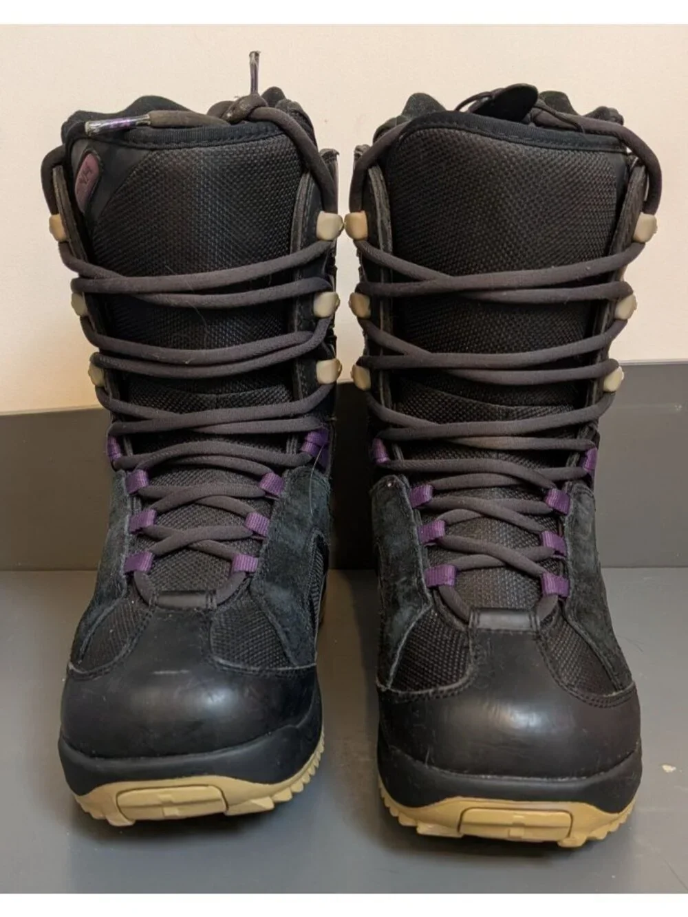 K2 Mink Snowboard Boots EZ FIT-3D Women's 8 Black Purple